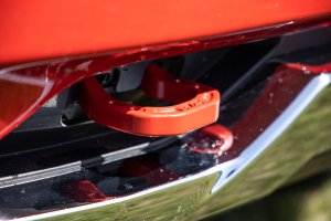 Chevrolet Silverado 1500 Tow Hooks - Rough Country - Forged - Red - '14-'18